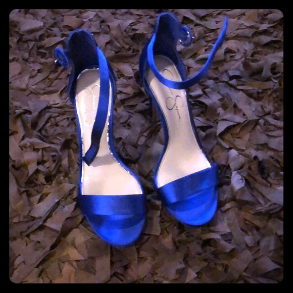 Jessica Simpson Blue High Heel Sandals! - Picture 1 of 3